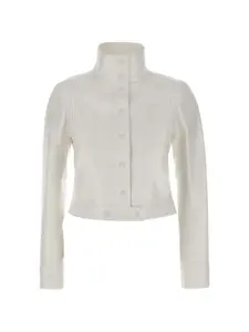 Куртка с логотипом Courreges, белый