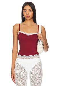 Топ-Модель ками Lioness, цвет burgundy