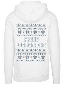 Толстовка Merry Wine Night Christmas в белом цвете F4NT4STIC