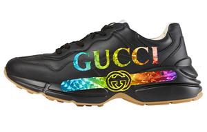 Кроссовки GUCCI Rhyton Iridescent Logo Women's