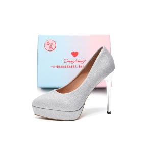 Be good Тонкие каблуки на шпильке 12 см женские серебристые/золотистые подарочный набор - золотистый [Colorful Cloud Shoe Box] + подарок, цвет Gold[Colorful Cloud Shoe Box]+Giveaway