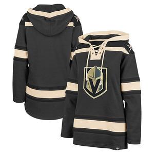 Толстовка с капюшоном '47 Vegas Golden Knights Superior Lacer для женщин, серая Unbranded