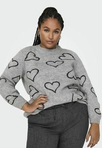 Джемпер CARHAPPIE ONLY Carmakoma, серый