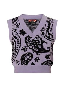 Свитер-жилет myMo ROCKS, цвет violett