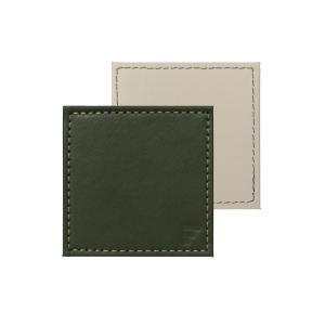 Подставки под стаканы оливкового/бежевого цвета, набор из 4 штук Freeform, зеленый