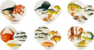 Набор столовых приборов из 18 предметов, керамика Portland, разные цвета Excelsa