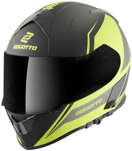Шлем Bogotto v126 g-evo, Black/Yellow