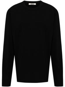 Футболка из органического хлопка с длинными рукавами TEKLA, черный