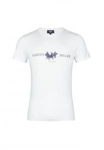 Футболка с коротким рукавом рубашка поло-клуб Harvey Miller, белый