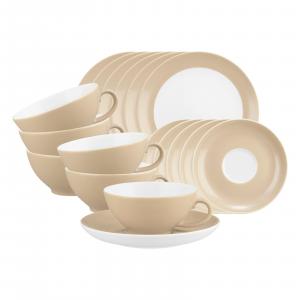 Чайный сервиз Liberty Pure Colors Dusty Beige, набор из 18 предметов Seltmann Weiden, бежевый