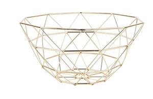 Фруктовая ваза diamond cut Present Time, желтый