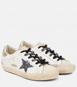 Кожаные кроссовки superstar Golden Goose, белый