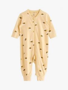 Комбинезон для сна без ножек baby bee Lindex, цвет Dusty Yellow