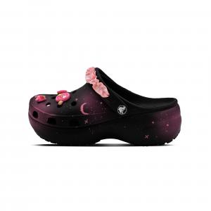Crocs Сабо Classic Clog Universe Resonance женские, черно-розовые