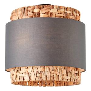 Потолочный светильник Brilliant Waterlilly, лен / лист растения - 2-световой