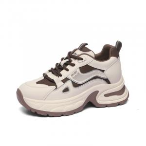 Golden Silk Rabbit Женские низкие повседневные туфли бежево-кофейного цвета, цвет Beige Coffee