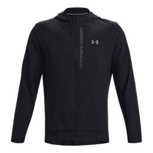 Куртка outrun the storm hooded jacket 'black' Under Armour, черный