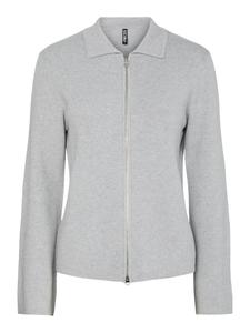 PIECES Кардиган 'PCRaja' в светло-сером цвете