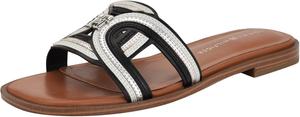 Женские шлепанцы Tressi Flat от Tommy Hilfiger, Black/Silver 001