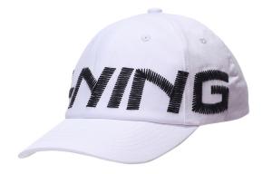 LINING Бейсболка унисекс белая, White