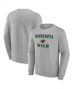 Мужская толстовка Minnesota Wild Fierce Competitor цвета верескового угля Fanatics