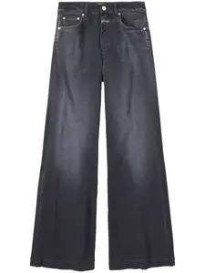 Широкие джинсы Closed, черный