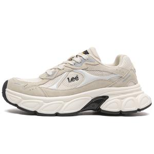 Нескользящие и износостойкие низкие кроссовки, увеличивающие рост, мужские Lee, Beige