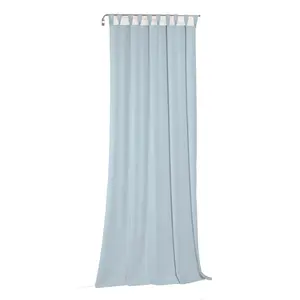 Штора Newbury с петлями, 1 шт., по размеру Wirth, светло-голубой