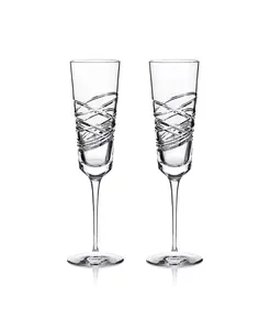 Набор из 2 бокалов для флейты «Аран» Waterford, clear