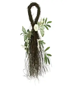 24-Дюймовая тыква и ягоды, искусственная осенняя ветка, каплевидная гирлянда Northlight, brown