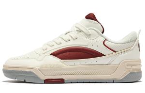 Кроссовки ERKE Skateboarding Shoes Men Low-top Microcrystalline White Bordeaux Red, красный