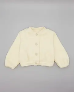 Куртка из сырного вязаного материала Fina Ejerique, бежевый