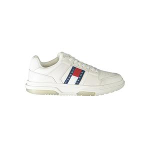 Белые кожаные мужские кроссовки Tommy Hilfiger