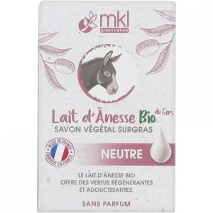 Органическое нейтральное жирное растительное мыло с ослиным молоком 100 г Mkl Green Nature