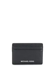 Картхолдер с металлическим логотипом Michael Michael Kors, черный