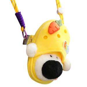 Милые плюшевые игрушки собаки с большим носом, поедающей соль 13см/24см высота MERCONSER, желтый