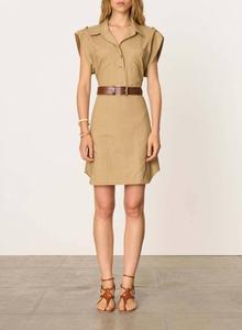 Платье Elmina цвета хаки Vanessa Bruno, хаки