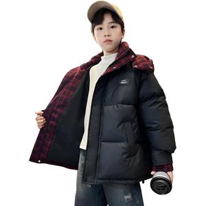 Утепленная куртка для детей 3-7 лет PROTECTCAMEL, красный plaid