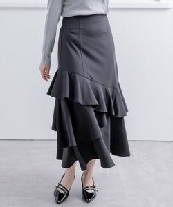 Асимметричная юбка-русалка