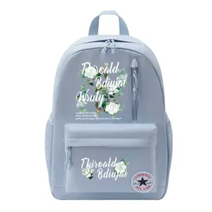 Converse Полиэстеровый рюкзак унисекс светло-дымчато-голубой, Floral