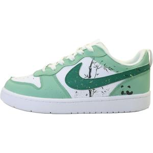Детские скейтерские кроссовки Court Borough для младших школьников Nike, зеленый/белый