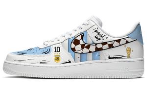 Кроссовки Nike Air Force 1 Skateboard мужские низкие сине-бело-черные