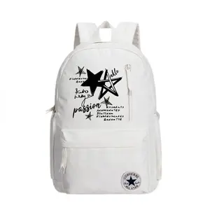 Converse Полиэстеровый рюкзак средний унисекс белый, Five-Pointed Star