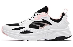 Кроссовки женские с низким верхом, черные/розовые Qiaodan