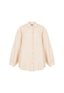 Блузка прямого кроя FRESHLIONS Honari, бежевый