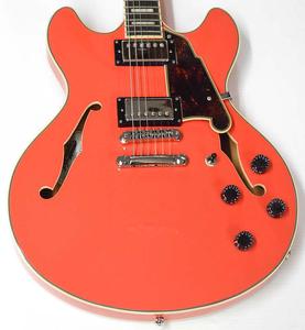 Электрогитара D'Angelico Premier DC Fiesta Red