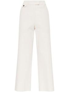 Укороченные брюки-чинос Brunello Cucinelli, белый