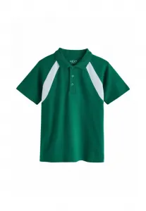 Рубашка-Поло стандартного кроя с цветовыми блоками Next, Green White