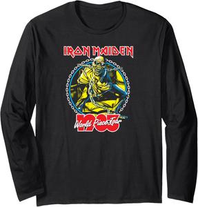 Футболка с длинным рукавом Iron Maiden - World Piece Tour 83, черный