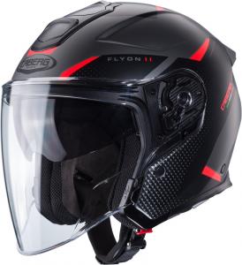 Шлем Caberg flyon ii boss jet, Grey/Black/Red